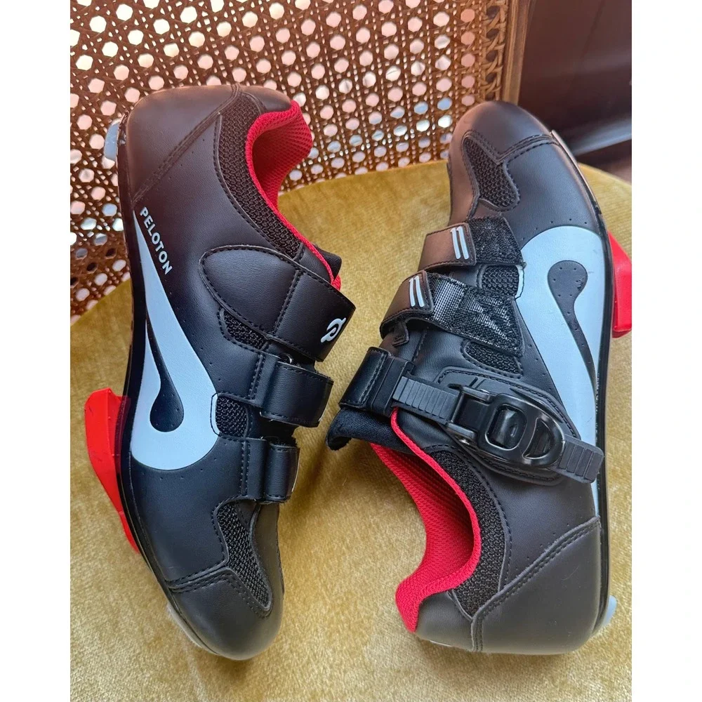 Peloton Indoor Cycling Shoes EU 38 US Women's 7.5 Black Look Delta Cleats spin